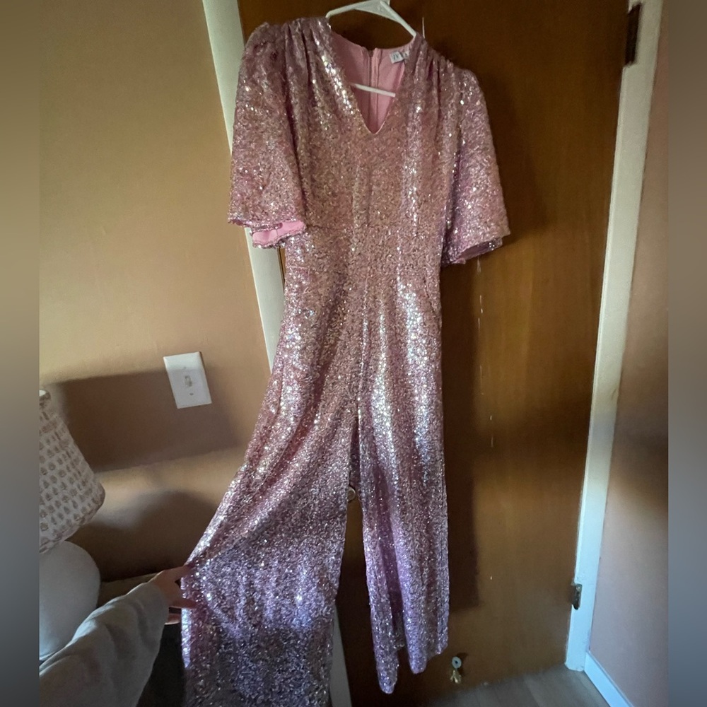 Ivy City Co. sequin jumpsuit XS